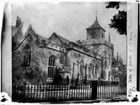 A rare photo, taken just before St Mary Major was demolished