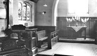 The interior of the chapel