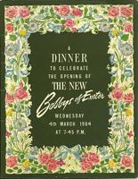 The souvenir dinner brochure