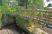 The leat and mill pool above the mill