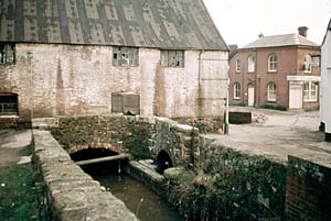 Cricklepit upstream from the leat