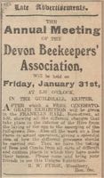 The earliest advert for the Franlin 