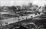 The High Street after the rubble is cleared