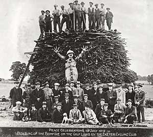 Victory Bonfire 1919