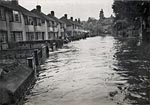 Exwick Road is like a canal