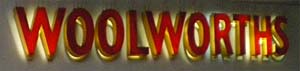 Woolworths sign