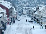 Cowick Street from the railway bridge