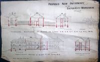 A plan of the hospital opened in 1905