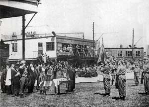 Presentation of the Battalion flag