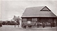 The Tudor style Information Bureau at Paul Street