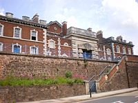 The front of Exeter Prison.