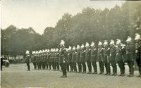 The Exeter Fire Brigade on parade