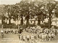 Romans marching across Bury Meadow