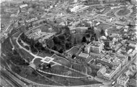 An aerial view of the park