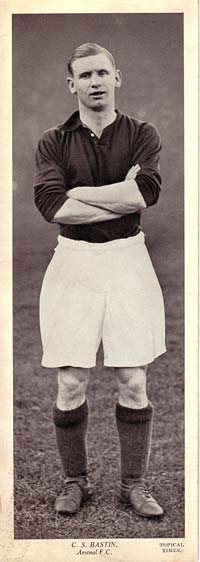 Cliff Basin in his Arsenal strip