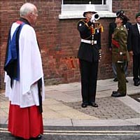 Unveiling the plaque