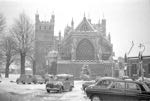 West Front of the Cathedral and cars