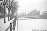 Exe Bridge and a frozen river