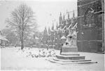 The Hooker statue on Cathedral Green