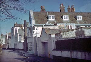 Dutch style houses at Topsham