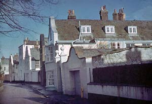 Dutch style houses at Topsham