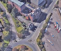 Google Earth view of the Honiton Inn