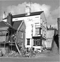 Work being done to extend the pub