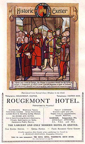 Rougemont Hotel advert