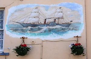 Steam Packet Sign , Topsham Quay