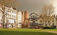 Probably the most iconic view of Exeter's historic Cathedral Green