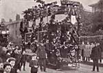 Cllr Perry drives the first tram