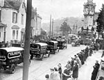 Colsons vans at the Clock Tower