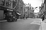 Coronation decoration in the High Street