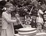 VE Day celebration cake in Hoker Road