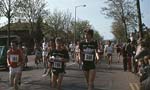 Runners in Alphington Road 1982