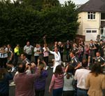 The Olympic Torch in Topsham Road