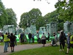 Inflatable Stone Henge, Belmont Park