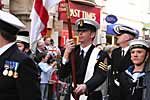 HMS Exeter's White Ensign