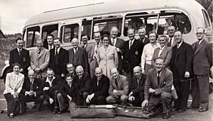Old Heavitree Cricket Club in 1955 at Paul Street bus station.