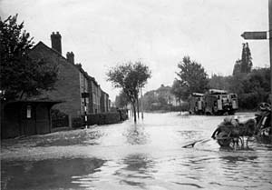 Looking towards Foxhayes from Valley Road