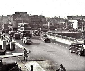 Bomb damaged Okehampton Street