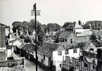 Looking down Egypt Lane just after the blitz