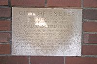 The Building Apprenticae and Training Council plaque