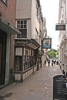 The Ship Inn looking towards the Close