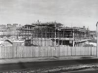 Constructing the bus station