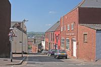 Looking down the lower end of Preston Street