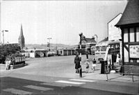 The bus station in the late 1950s.