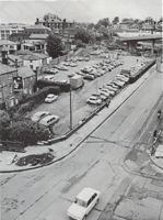 The ramp for the Guildhall Centre car park has been constructed