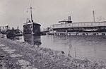 Ben Johnson passes the swing bridge