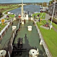 A view from the bridge of the Countess Wear